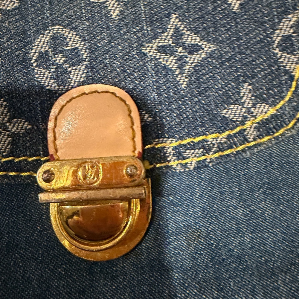 Louis Vuitton Denim Patchwork Shoulder Bag - Picture 15 of 15
